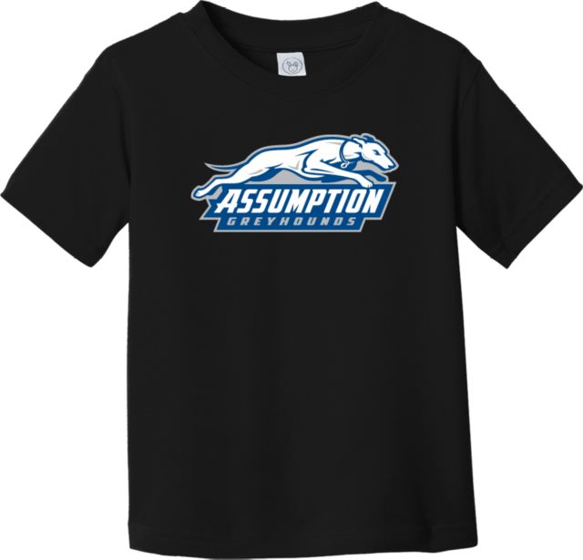 Assumption Toddler T Shirt Assumption University Greyhound Logo - ONLINE ONLY