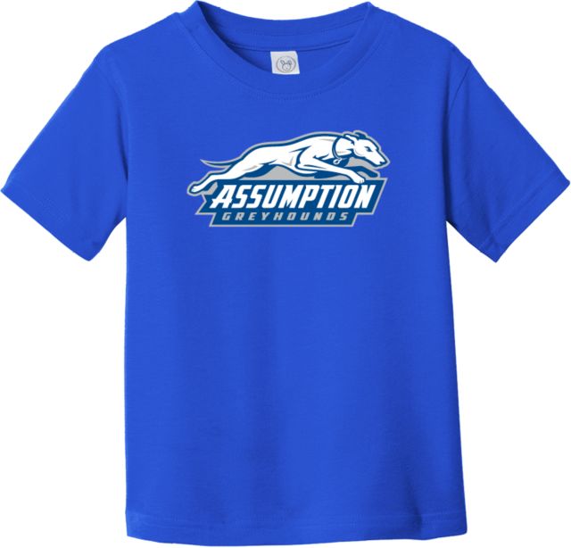 Assumption Toddler T Shirt Assumption University Greyhound Logo - ONLINE ONLY