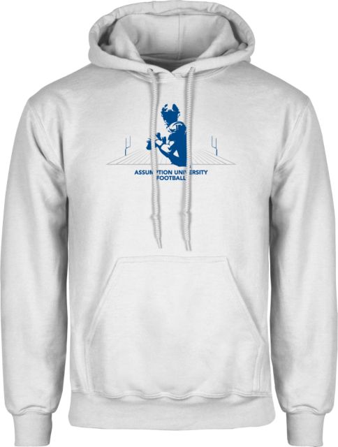 Assumption Fleece Hoodie Assumption University Football Graphic - ONLINE ONLY