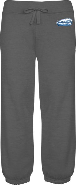 Assumption ENZA Womens Banded Fleece Capri Assumption University Greyhound Logo - ONLINE ONLY