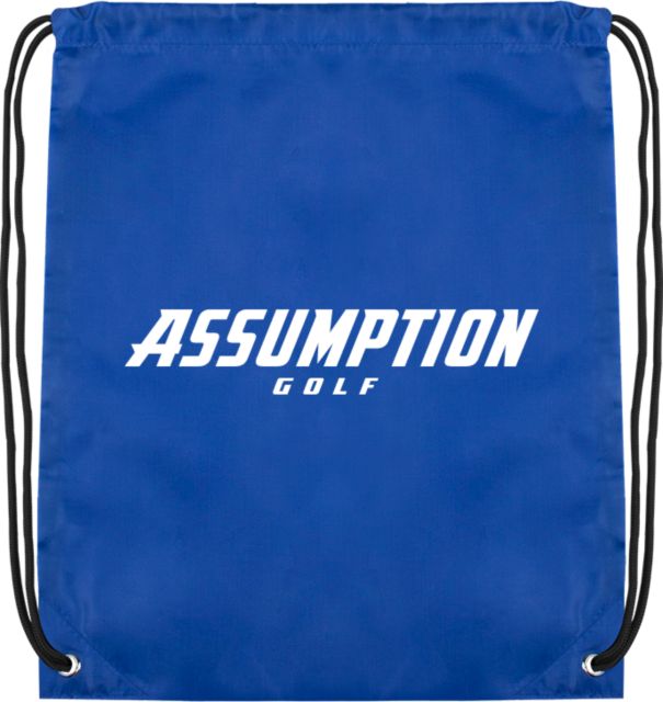 Assumption Drawstring Backpack Assumption University Golf - ONLINE ONLY