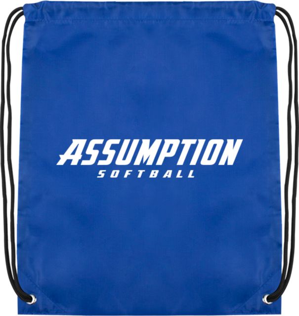 Assumption Drawstring Backpack Assumption University Softball - ONLINE ONLY