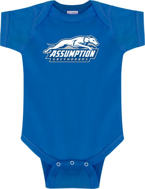 Assumption Infant Bodysuit Assumption University Greyhound Logo - ONLINE ONLY