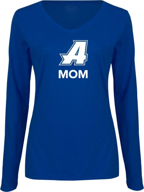 Assumption Womens Long Sleeve V Neck Tee  Assumption A Mom - ONLINE ONLY