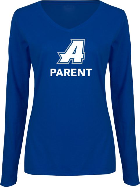 Assumption Womens Long Sleeve V Neck Tee  Assumption A Parent - ONLINE ONLY