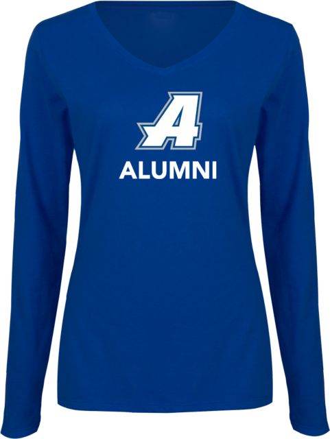 Assumption Womens Long Sleeve V Neck Tee  Assumption A Alumni - ONLINE ONLY