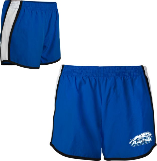 Assumption Womens Team Short Assumption University Greyhound Logo - ONLINE ONLY