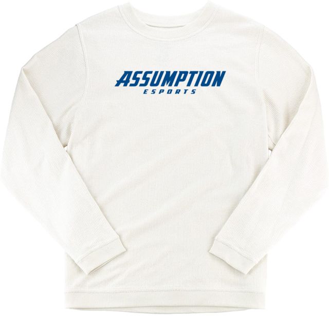 Assumption Boxercraft Womens Corded Crew Assumption University Esports - ONLINE ONLY