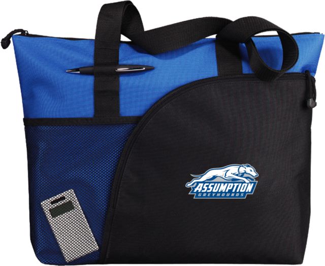 Assumption Excel Sport Utility Tote Assumption University Greyhound Logo - ONLINE ONLY