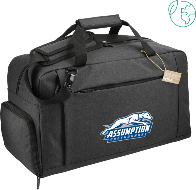 Assumption Aft Recycled PET 21 Inch Duffel Assumption University Greyhound Logo - ONLINE ONLY