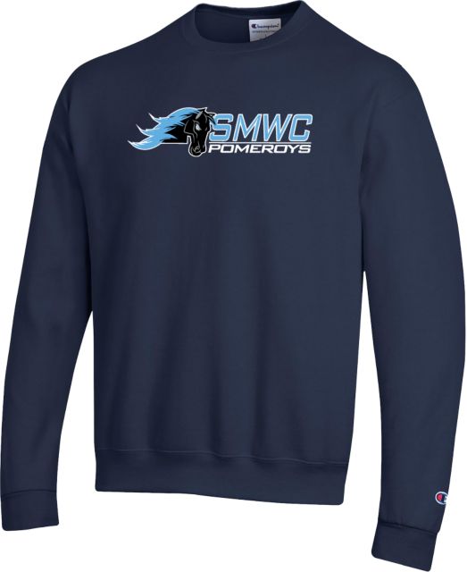 St Mary of the Woods Champion Fleece Crew Mascot Wordmark - ONLINE ONLY