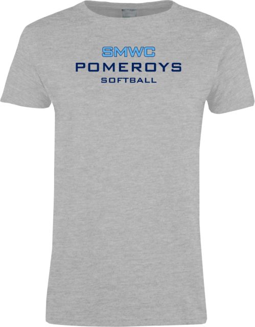 St Mary of the Woods Womens Short Sleeve Tee SMWC Softball - ONLINE ONLY