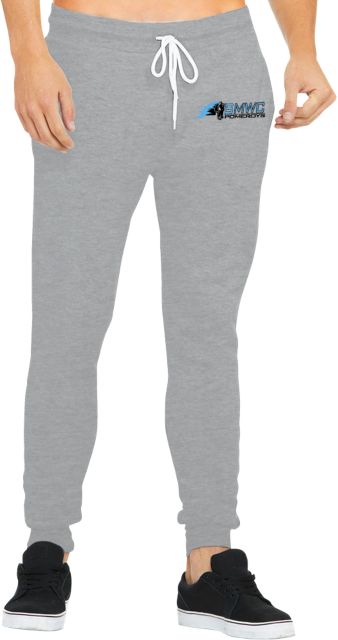 St Mary of the Woods Bella Canvas Athletic Heather Joggers Mascot Wordmark - ONLINE ONLY