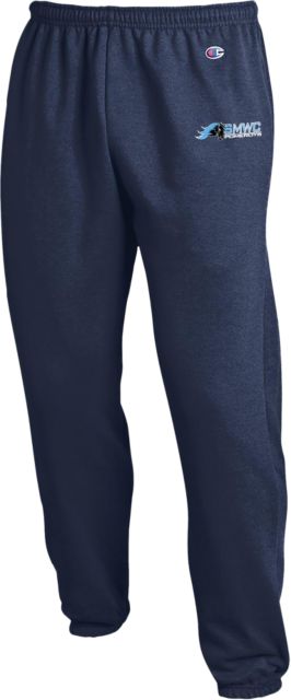 Navy Champion Fleece Banded Sweatpants (Navy)