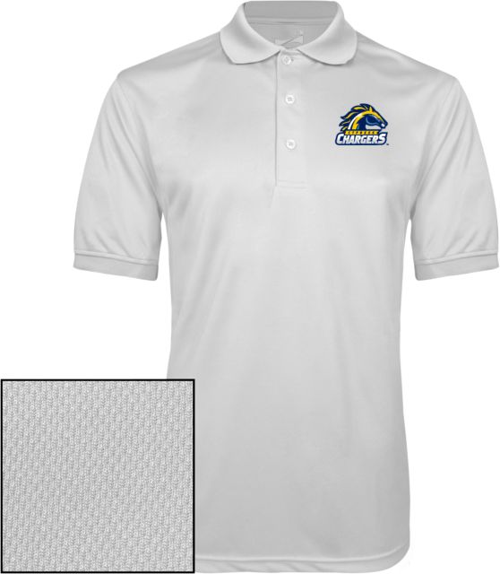 Cypress College Dry Mesh Polo Cypress Chargers Logo - ONLINE ONLY