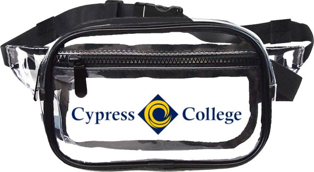 Cypress College Clear Fanny Pack Cypress College Logo Horizontal - ONLINE ONLY