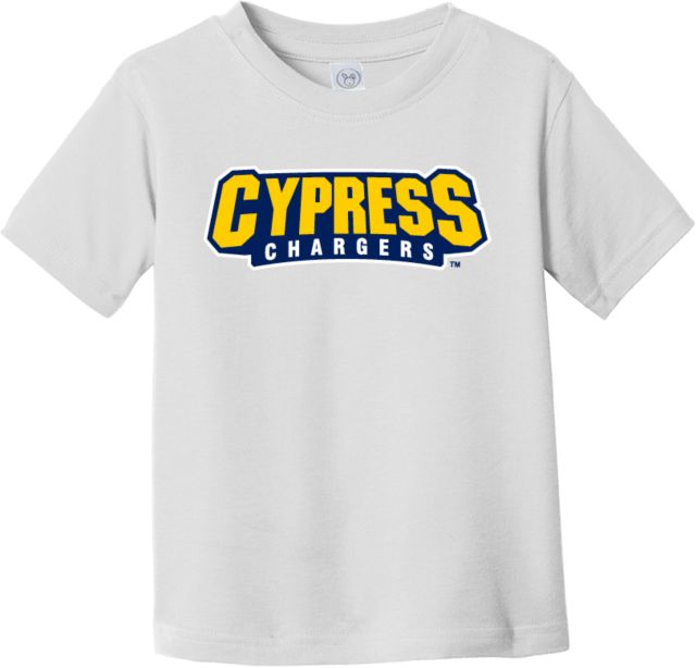 Cypress College Toddler T Shirt Cypress Chargers Banner Wordmark - ONLINE ONLY
