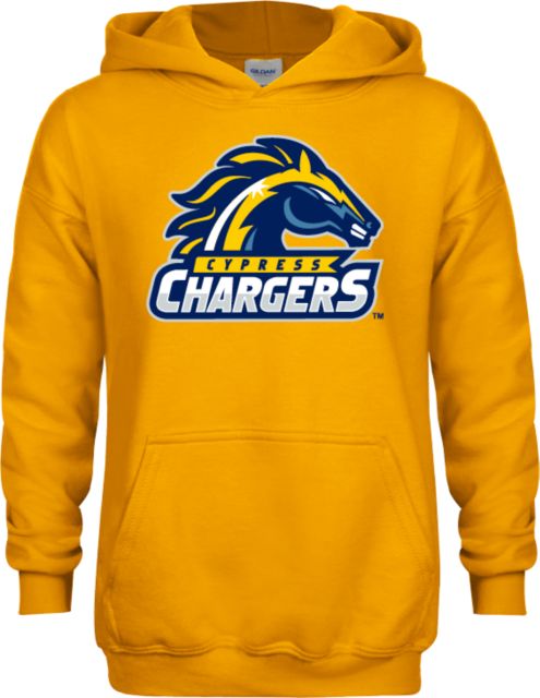 Cypress College Youth Fleece Hoodie Cypress Chargers Logo - ONLINE ONLY