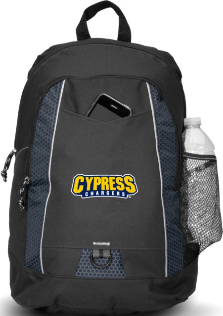 Cypress College Impulse Backpack Cypress Chargers Banner Wordmark - ONLINE ONLY