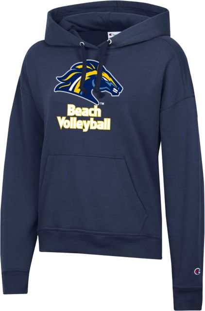 Cypress College Champion Womens Powerblend Pullover Hood Cypress - Beach Volleyball - ONLINE ONLY