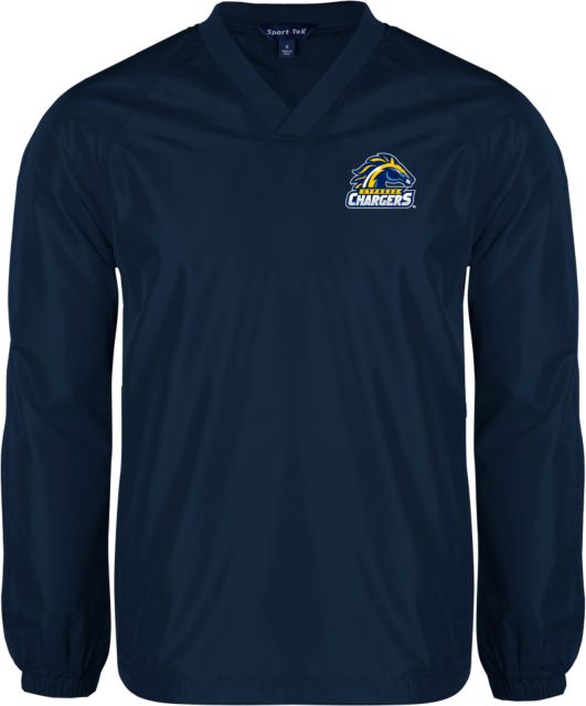 Cypress College V Neck Raglan Windshirt Cypress Chargers Logo - ONLINE ONLY