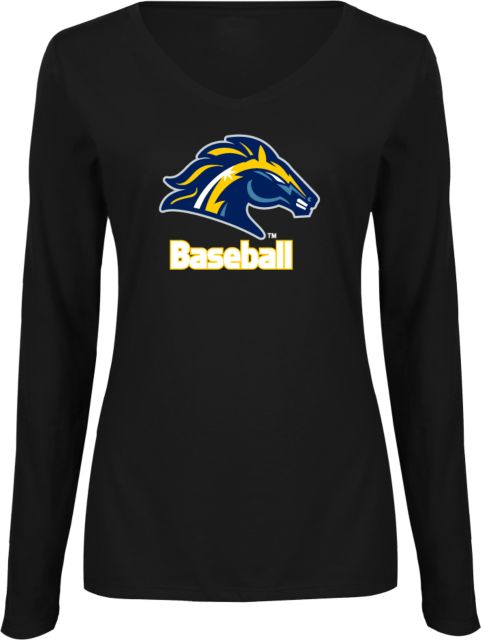 Cypress College Womens Long Sleeve V Neck Tee  Cypress - Baseball - ONLINE ONLY