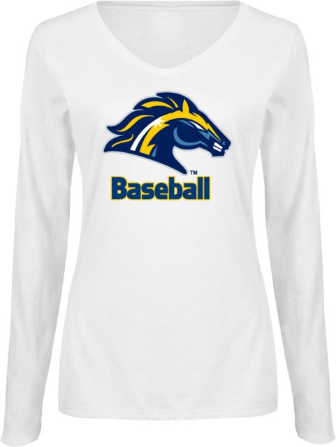 Cypress College Womens Long Sleeve V Neck Tee  Cypress - Baseball - ONLINE ONLY