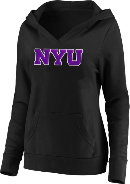 New York Univ Womens Plus Hoodie NYU Ultra Violet - ONLINE ONLY