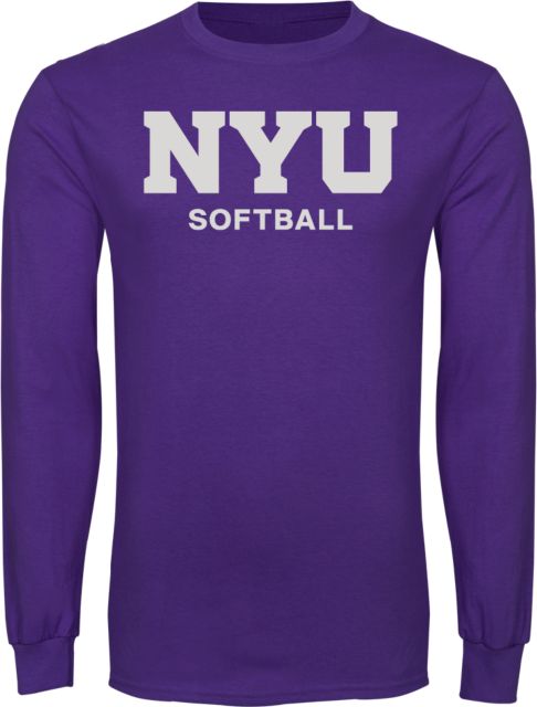 NYU Long Sleeve T Shirt NYU Softball - ONLINE ONLY