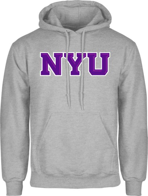 NYU Fleece Hoodie NYU Grey New York University 2XL