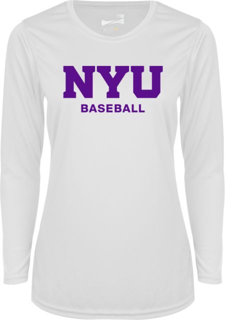NYU Ladies Syntrel Performance Long Sleeve Shirt NYU Baseball - ONLINE ONLY