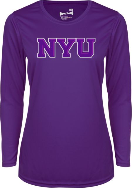 NYU Ladies Syntrel Performance Long Sleeve Shirt NYU  - ONLINE ONLY
