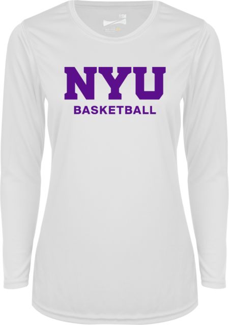 NYU Ladies Syntrel Performance Long Sleeve Shirt NYU Basketball - ONLINE ONLY