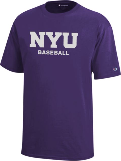 NYU Youth Champion Short Sleeve Tee NYU Baseball - ONLINE ONLY