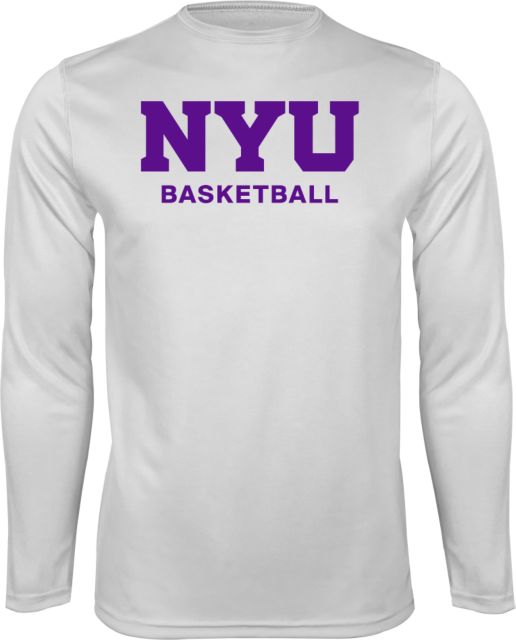 NYU Performance Longsleeve Shirt NYU Basketball - ONLINE ONLY