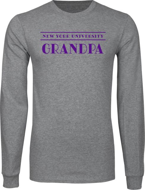 New York University Grandpa Short Sleeve T-Shirt | Champion | Oxford | XLarge