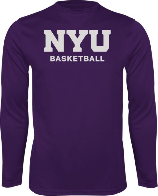 NYU Performance Longsleeve Shirt NYU Basketball - ONLINE ONLY