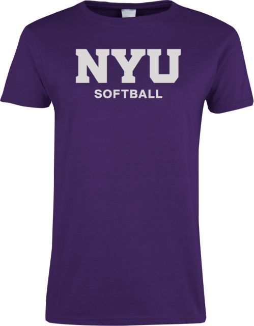 NYU Ladies T Shirt NYU Softball - ONLINE ONLY