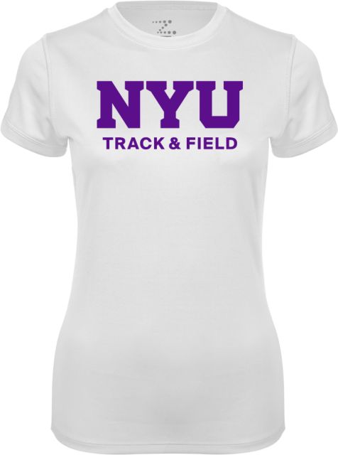 NYU Ladies Syntrel Performance Tee NYU Track and Field - ONLINE ONLY