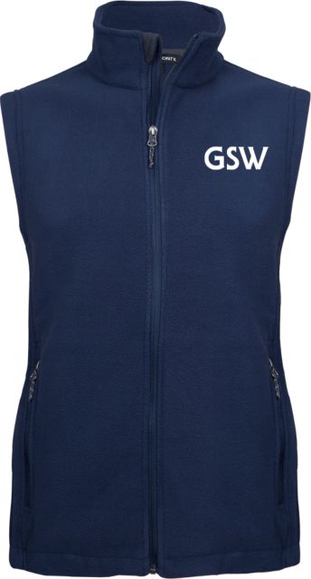 GSW State Fleece Full Zip Vest GSW - ONLINE ONLY