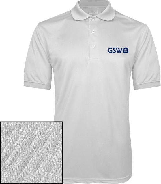 GSW State Dry Mesh Polo GSW w/ badge - ONLINE ONLY