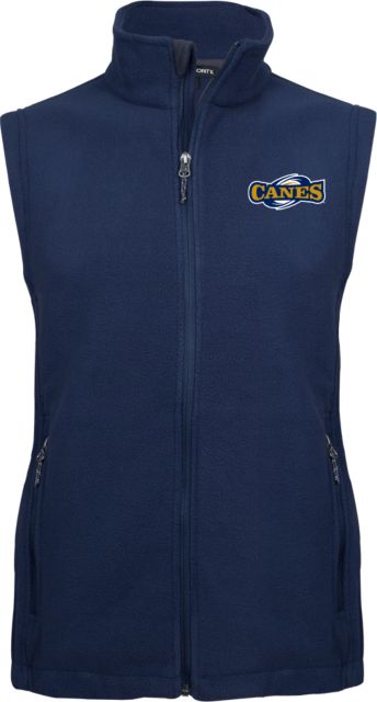 GSW State Fleece Full Zip Vest GWS Canes Wordmark - ONLINE ONLY