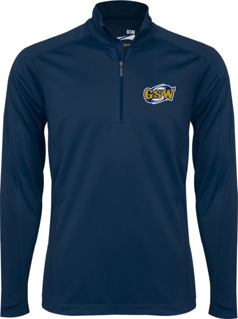 GSW State Syntrel Interlock 1/4 Zip GSW Athletics Mark - ONLINE ONLY