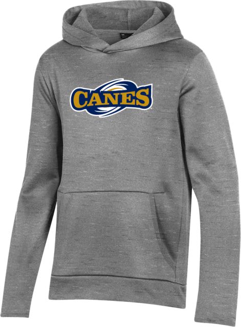 GSW State Youth Under Armour Fleece Hoodie GWS Canes Wordmark - ONLINE ONLY
