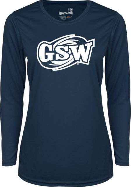 GSW State Womens Performance Long Sleeve Shirt GSW Athletics Mark - ONLINE ONLY