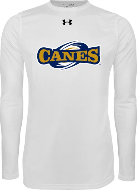 GSW State Under Armour Long Sleeve Tech Tee GWS Canes Wordmark - ONLINE ONLY