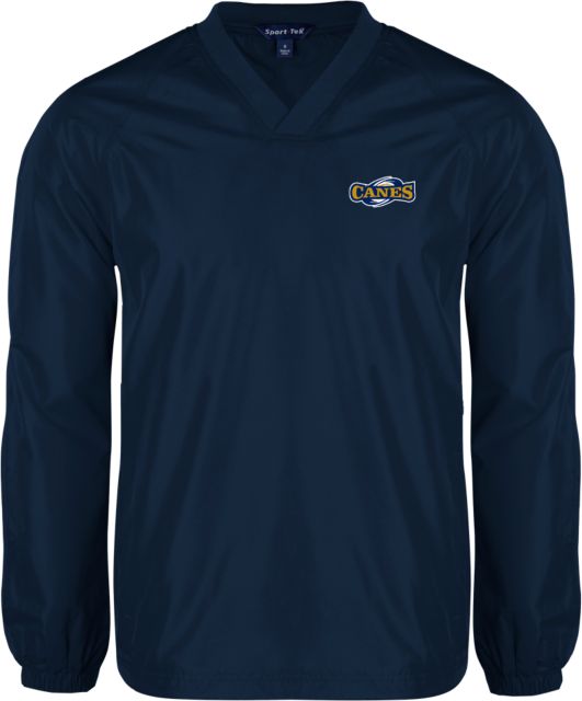 GSW State V Neck Raglan Windshirt GWS Canes Wordmark - ONLINE ONLY