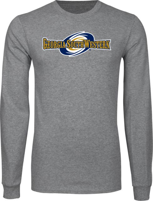 GSW State Long Sleeve T Shirt GSW Primary Athletics Mark - ONLINE ONLY