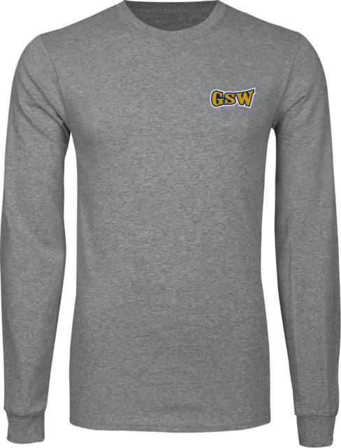 GSW State Long Sleeve T Shirt GWS Athletics Wordmark - ONLINE ONLY