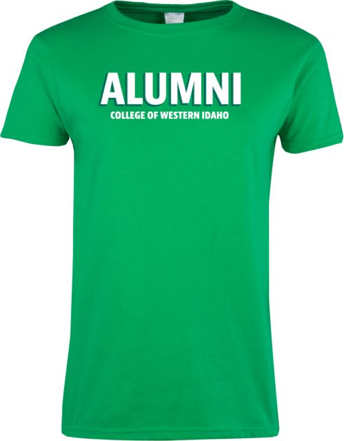 Western Idaho Womens Short Sleeve Tee Alumni Stripe College of Western Idaho - ONLINE ONLY